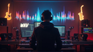 wav audio for professional music production studios
