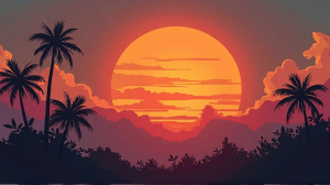 Sunset Over Acoustic Skies
